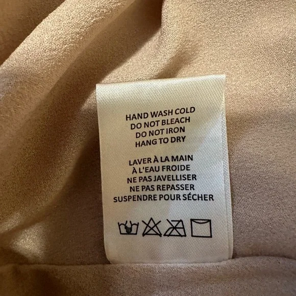 Anthropologie Elevenses Lunar Pleated Midi Dress Gold Sparkle Metallic Size 6 - Picture 13 of 13